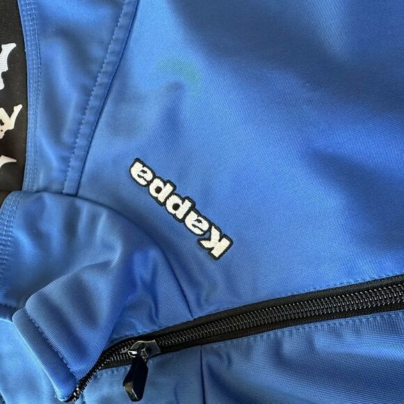 KAPPA royal blue zip jacket with black and white logo. Size large - Picture 8 of 13